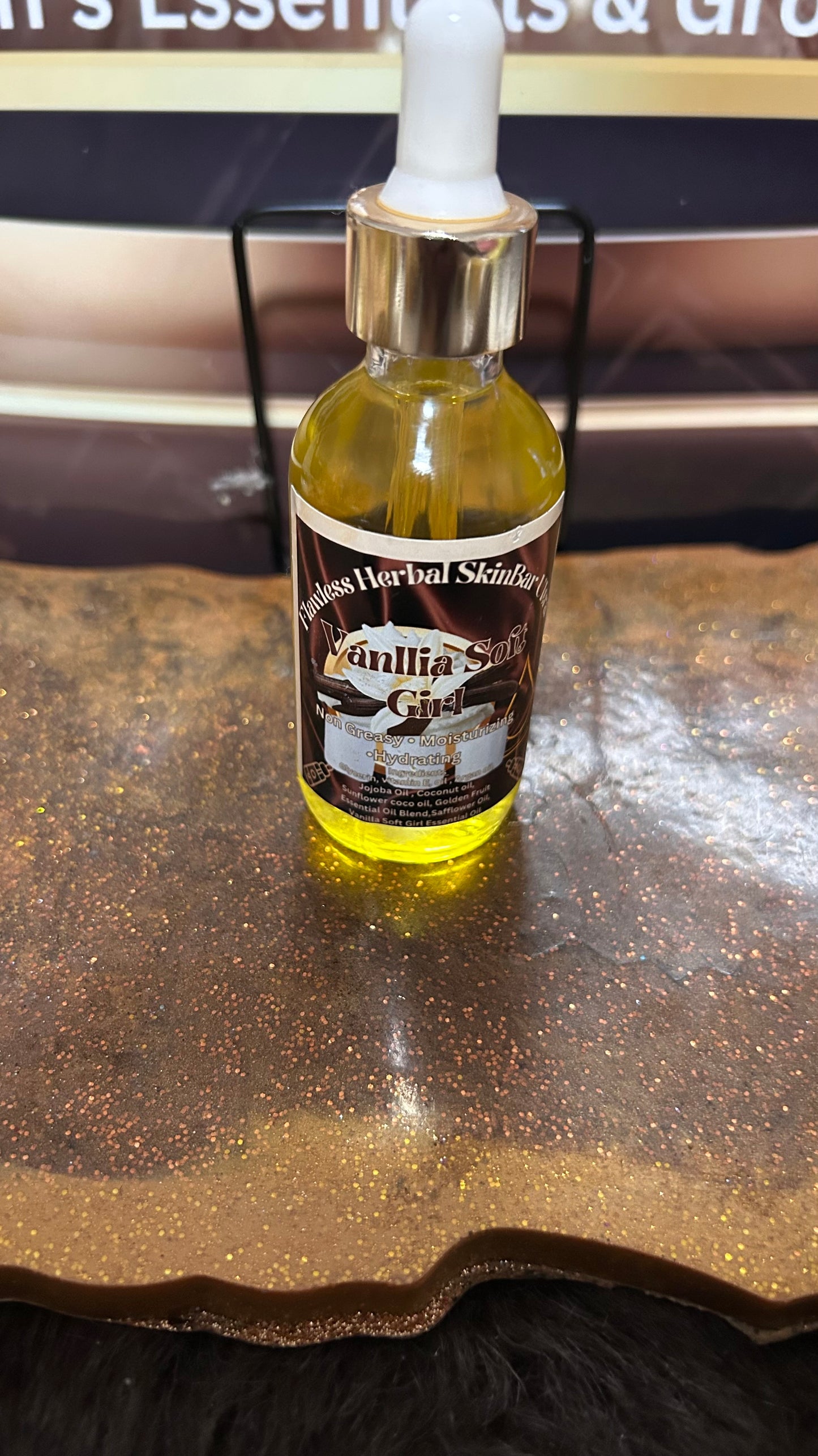 Vanilla Soft Girl Body Oil 2oz