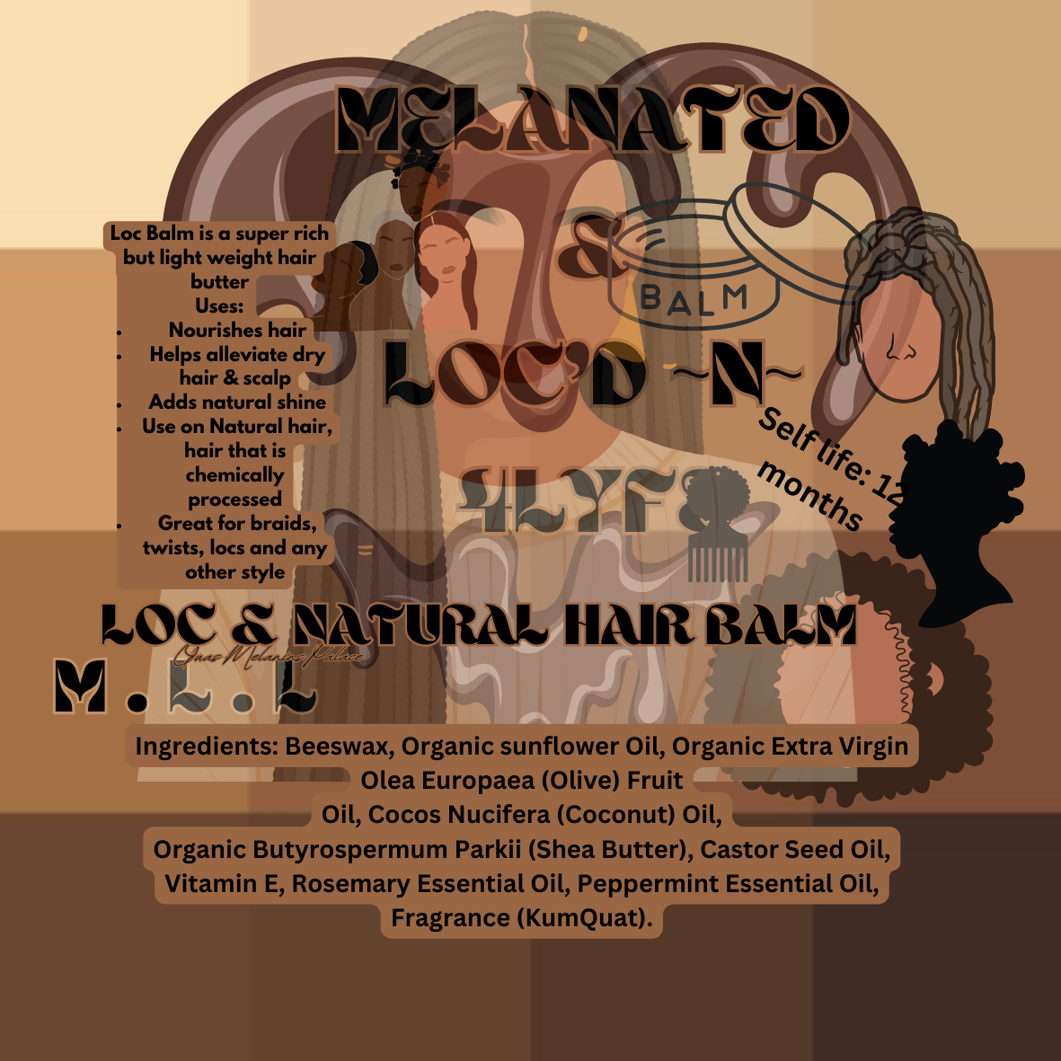 Loc & Natural Hair Balm