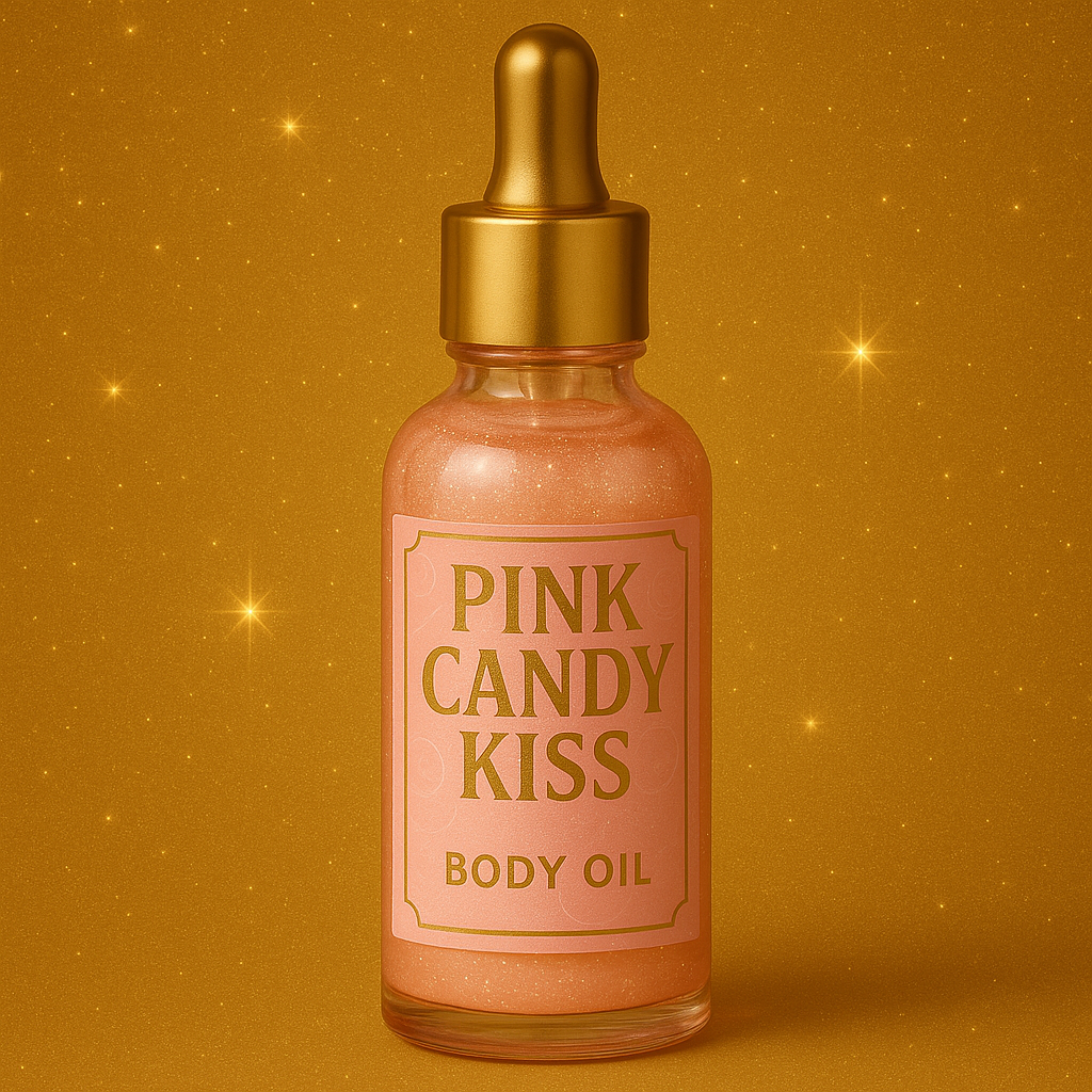 Pink Candy Kisses Body Oil 4oz