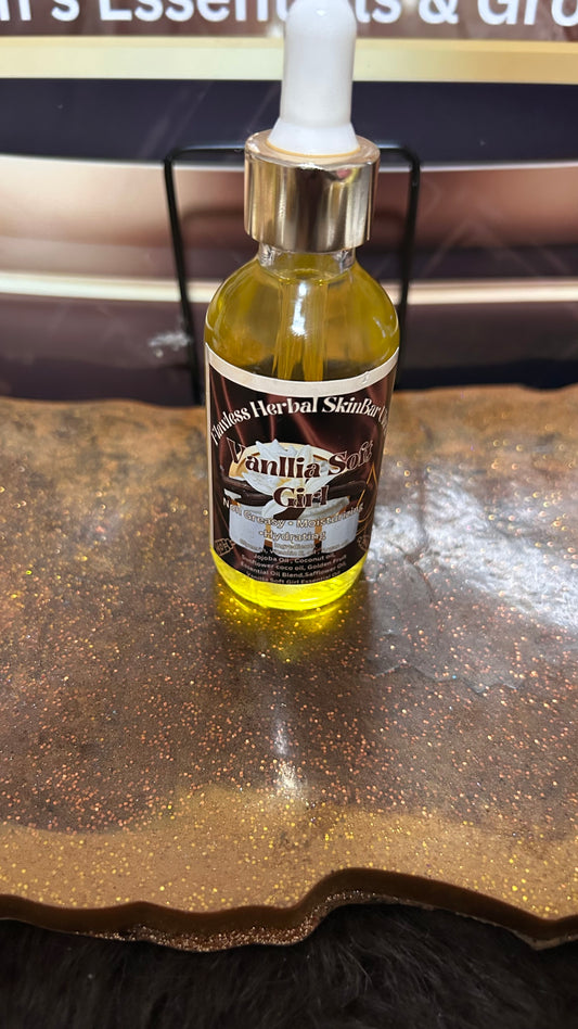 Vanilla Soft Girl Body Oil 4oz