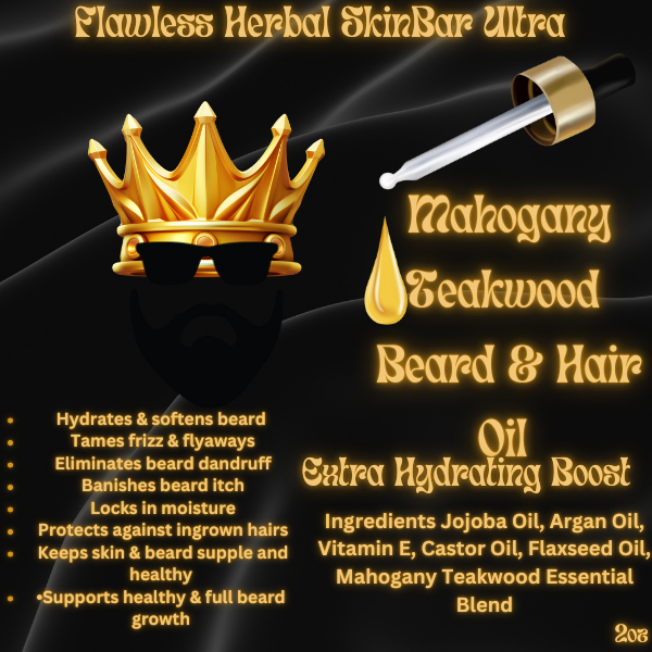 Kingdom Mahogany TeakWood Beard Oil
