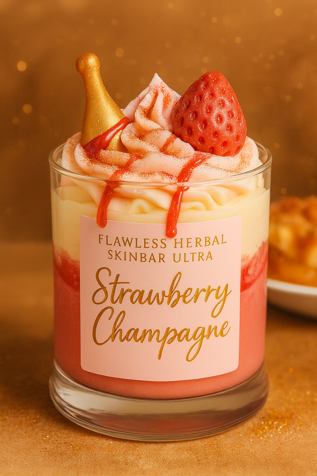 Strawberry Champagne Candle