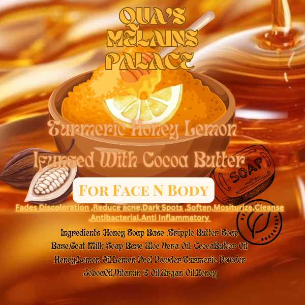 Honey Lemon Turmeric Cocoa Shea Infused